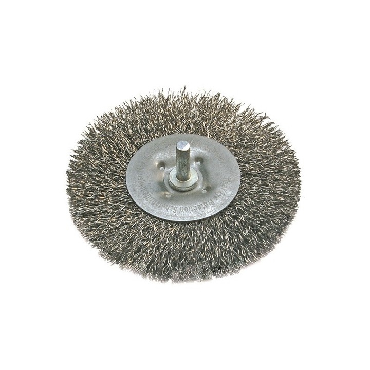 Perie din sarma de otel arc tip disc, 100mm