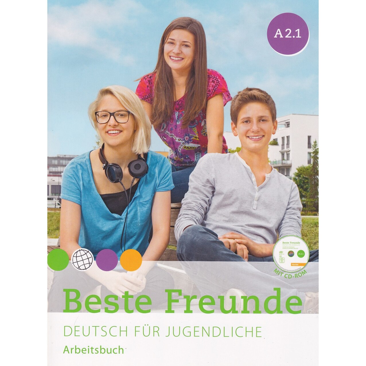 Beste Freunde A2.1 Workbook with CD-ROM caietul elevului Manuela Georgiakaki