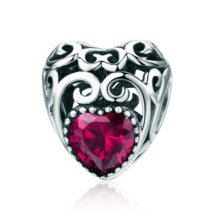 Talisman din argint Vintage Birthstone - Iulie