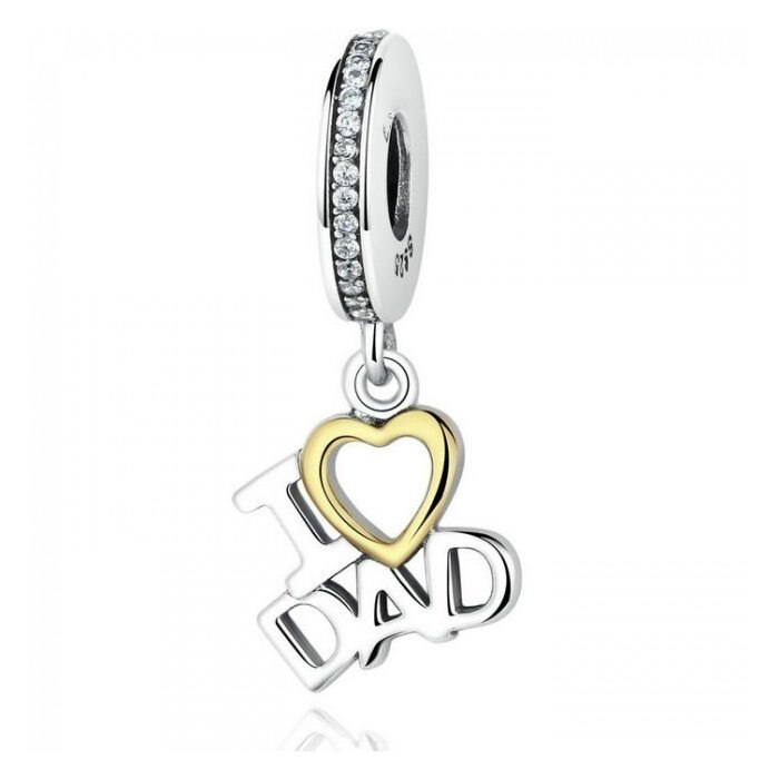 Talisman din argint I Love Dad