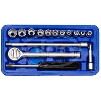 Set chei tubulare 4-13, 17 bucati si clichet, 408.00 Alca Set chei tubulare 4-13, 17 bucati si clichet, 408.00 Alca