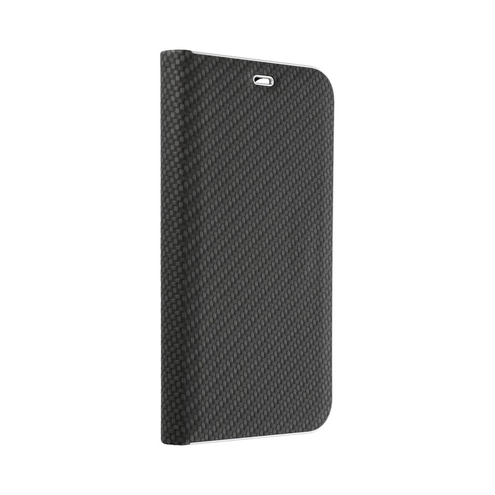 Forcell Luna Book Carbon Xiaomi Mi 11 Lite 5G / Mi 11 Lite Lte ( 4G ) / Mi 11 Lite Ne fekete