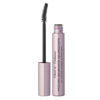 Rimel pentru volum si alungire cu extract de petale de trandafir, negru, 10 ML, Bottega Verde Rimel pentru volum si alungire cu extract de petale de trandafir, negru, 10 ML, Bottega Verde
