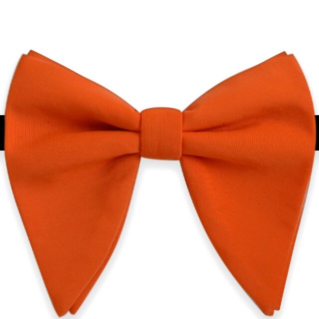 Papion elegant, portocaliu, model French Charm