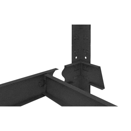 NEXTPROFIL Horganyzott fém salgó polc, 180X90X40 cm (max. 875kg)