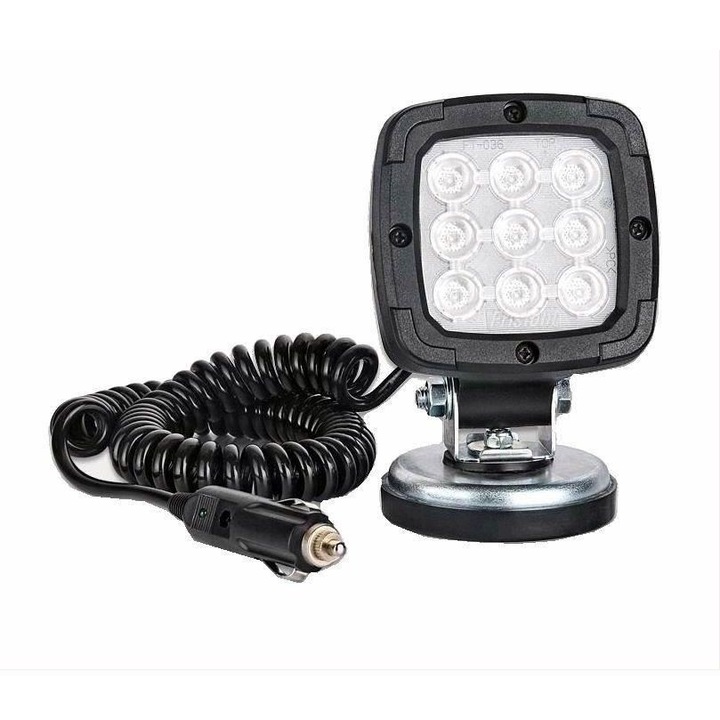 Proiector lucru 100x100, LED, 650lm, magnet, cablu 8m, FT-063LED + MAG M78 Fristom