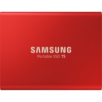 SSD extern Samsung T5 portabil, 1 TB, USB 3.1, Rosu