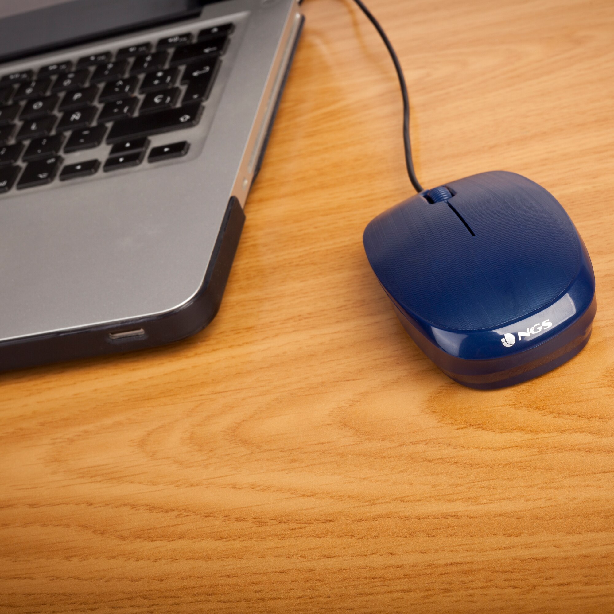 Mouse USB 1000 dpi albastru, NGS - eMAG.ro