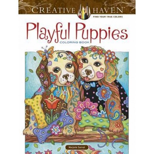 Creative Haven Playful Puppies Coloring Book (Working Title), Marjorie