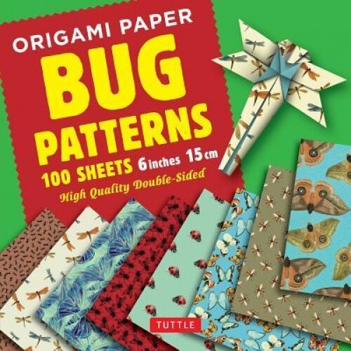 Origami Paper 100 Sheets Bug Patterns 6