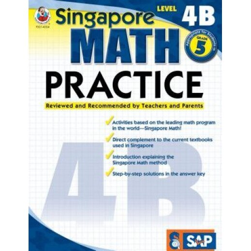 Singapore Math Practice, Level 4B Grade 5,
