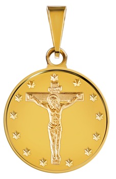 Colier din aur Rastignirea lui Isus 2 g Colier din aur Rastignirea lui Isus 2 g