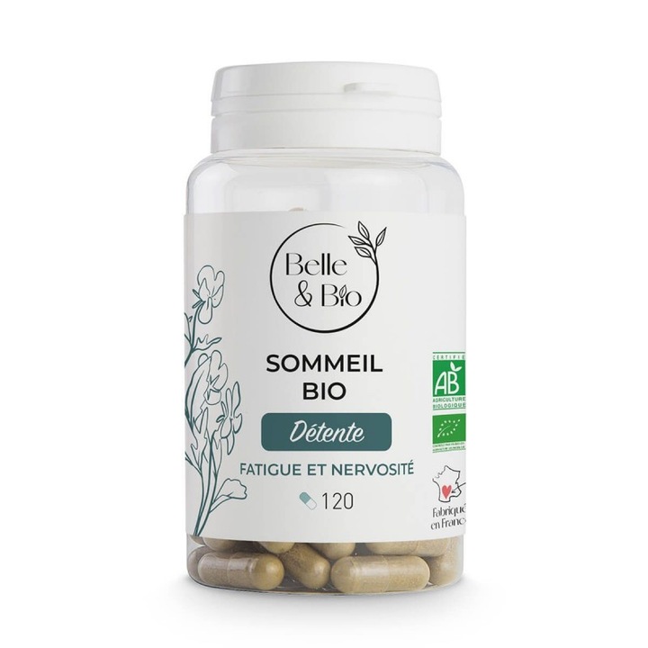 Sommeil Bio 120 capsule, trateaza tulburarile de somn, favorizeaza relaxarea