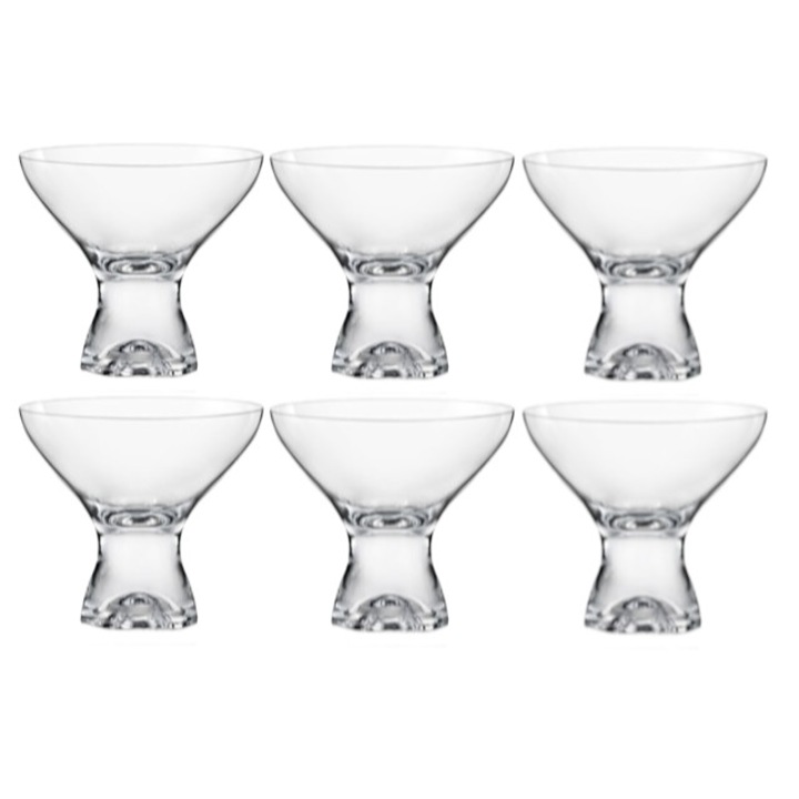 Pahar BOHEMIA CRISTAL SAMBA pentru sampanie set 6 buc 330ml