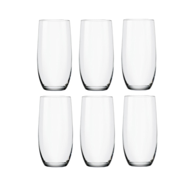 Set 6 pahare BOHEMIA CRISTAL SWING bauturi racoritoare 420ml