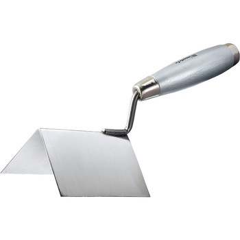 Mistrie din otel pentru colturi exterioare, 80 x 60 x 60 mm, maner din lemn, MTX MASTER Mistrie din otel pentru colturi exterioare, 80 x 60 x 60 mm, maner din lemn, MTX MASTER