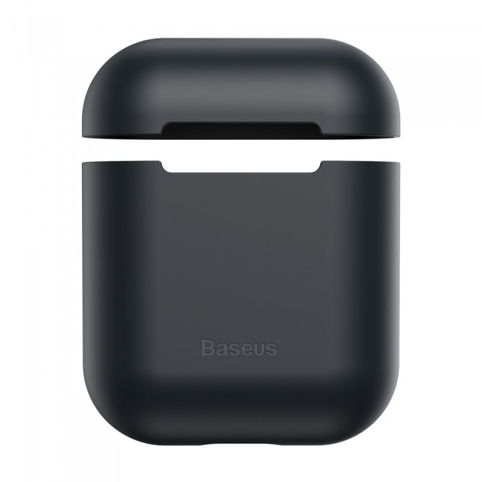 Husa protectoare AirPods, Baseus Ultrathin Series, Negru