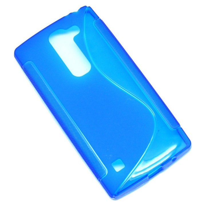 Силиконов гръб Omni S Line за LG Spirit, Син