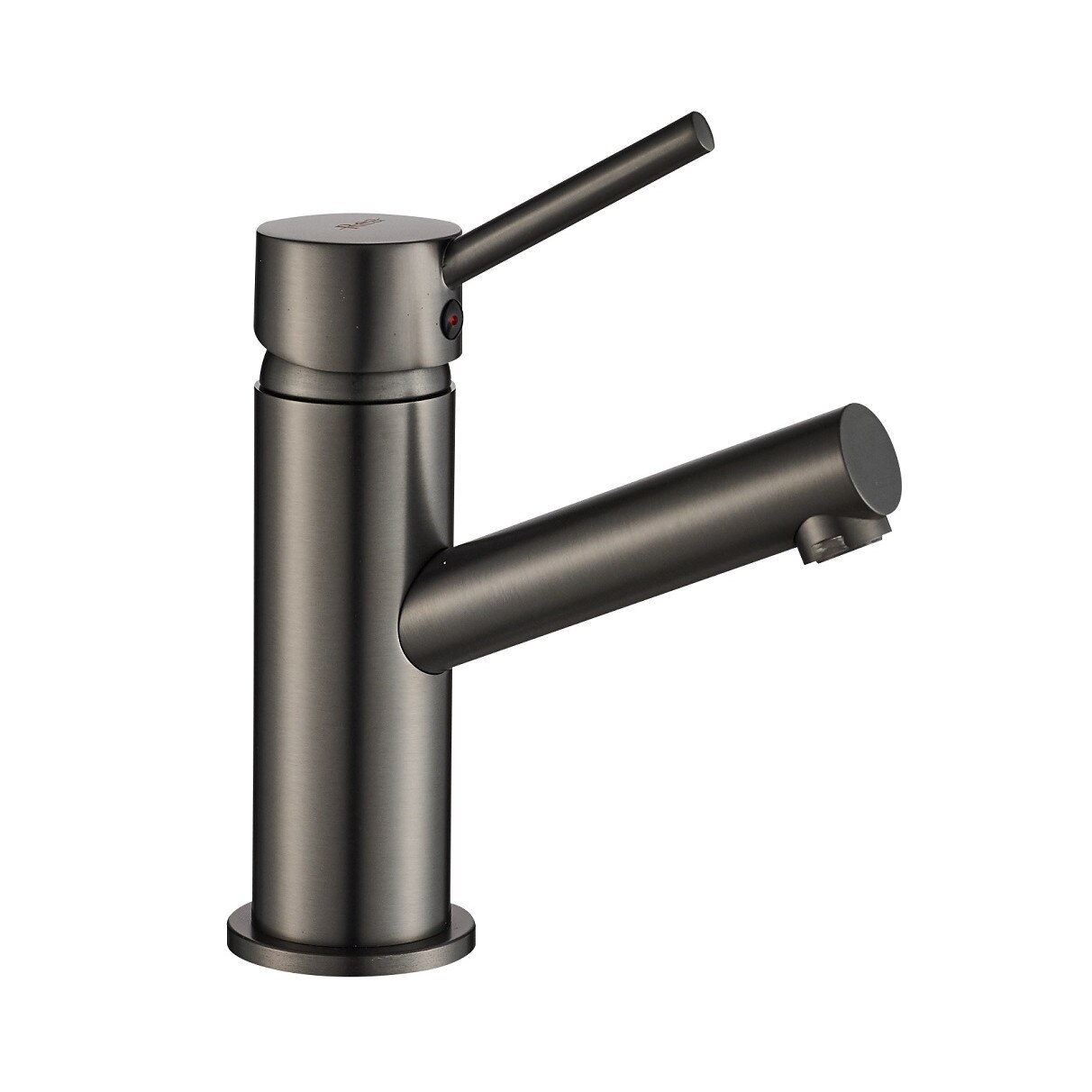 Baterie lavoar EGO Lumi Low Grey Mat, montaj pe lavoar, perlator, finisaj grey mat