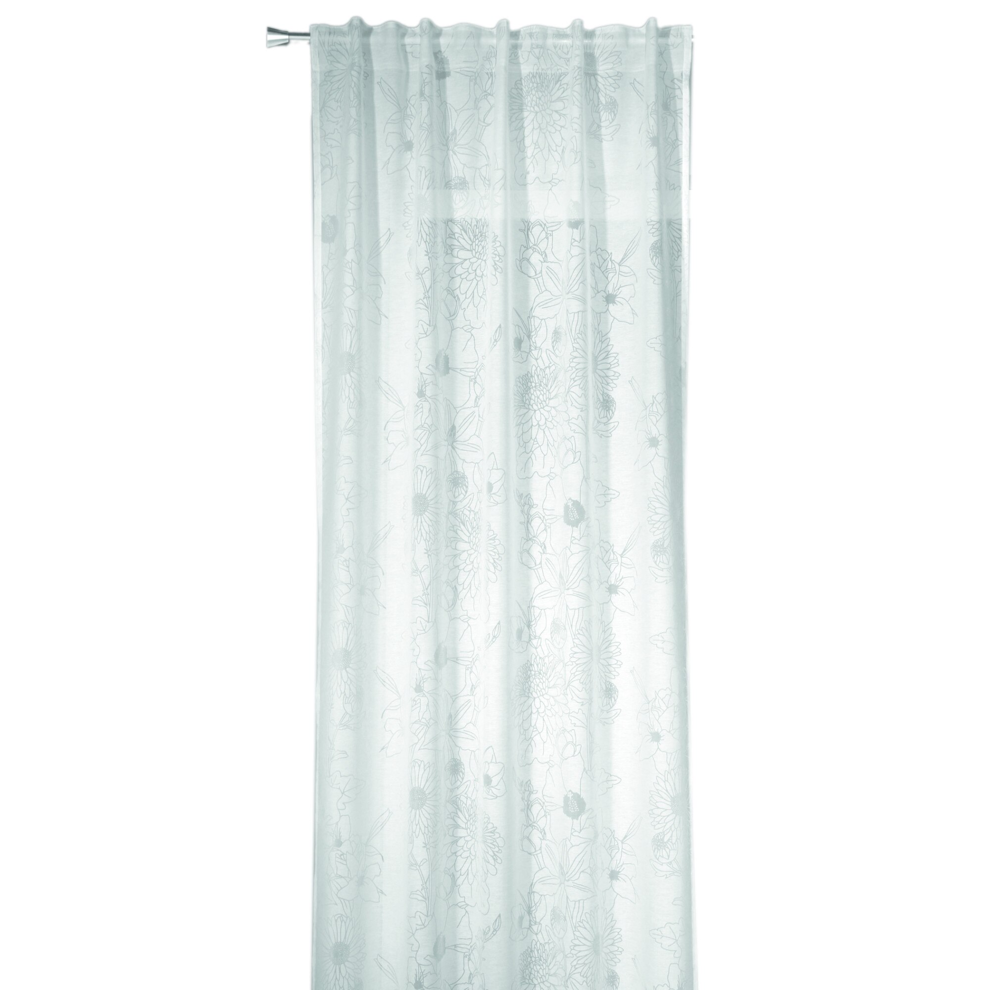 Perdea cu bride Colin alb 245x135