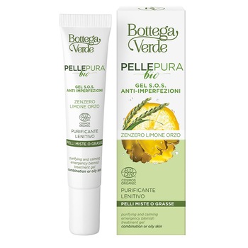Gel corector S.O.S purificator - Pelle Pura Bio, 10 ML, Bottega Verde Gel corector S.O.S purificator - Pelle Pura Bio, 10 ML, Bottega Verde