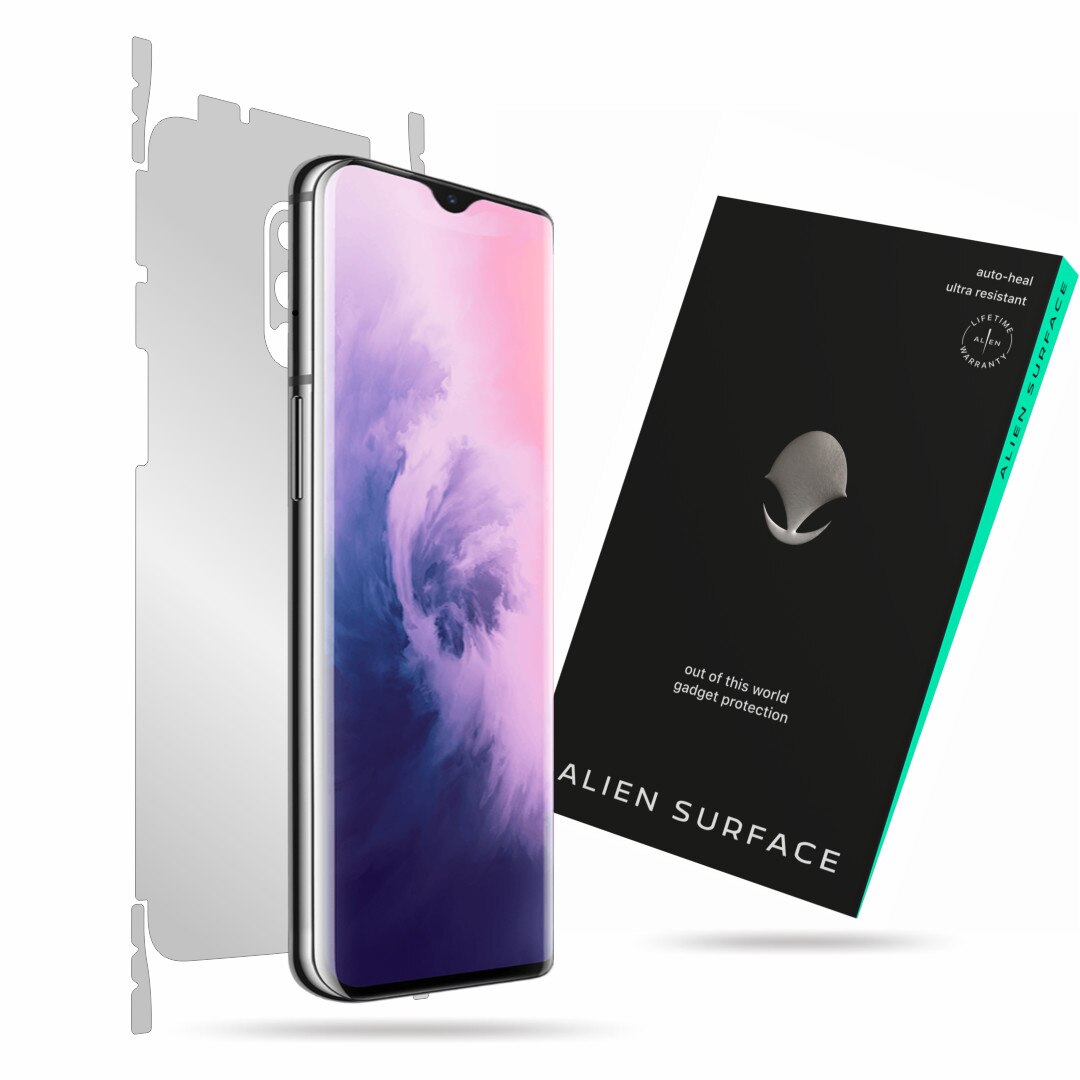 Folie Alien Surface, OnePlus 7, protectie spate, laterale