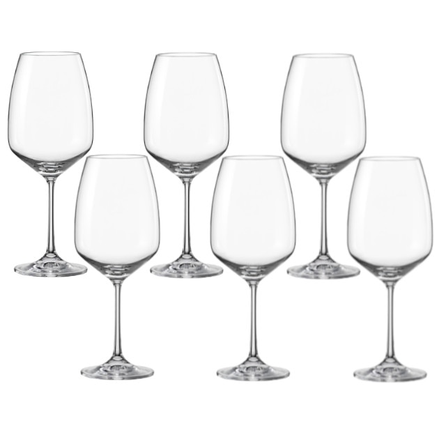 Set 6 pahare BOHEMIA CRISTAL GISELLE pentru vin 455ml