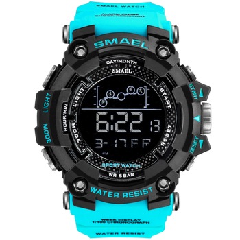 Ceas barbatesc Smael, Shock Resistant, Militar, Sport, Digital, Army, Cronograf, Dual time Ceas barbatesc Smael, Shock Resistant, Militar, Sport, Digital, Army, Cronograf, Dual time