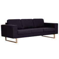 canapea cu 3 locuri vidaxl tapiterie textila cadru lemn negru 200 x 82 x 75 cm imagen 44_0_
0
