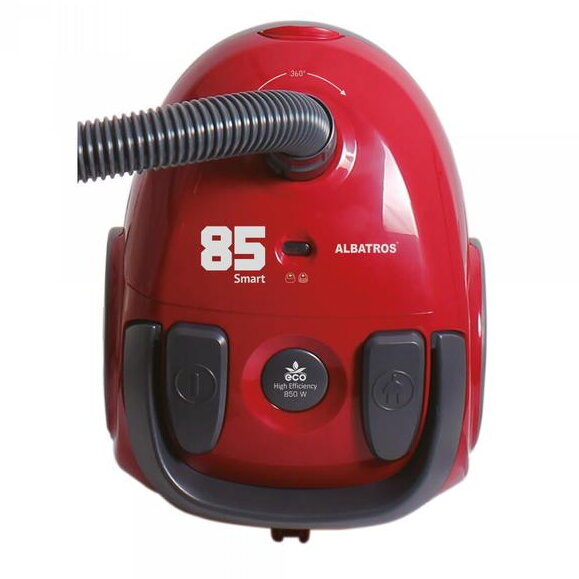 Aspirator cu sac Albatros Smart 85 Eco Red, 580W, 1.8 l, Rosu