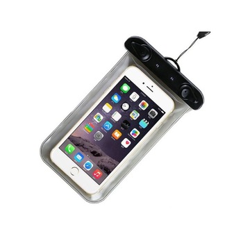 Husa subacvatica Usams waterproof pentru telefon 6 inch, Clear-Black Husa subacvatica Usams waterproof pentru telefon 6 inch, Clear-Black