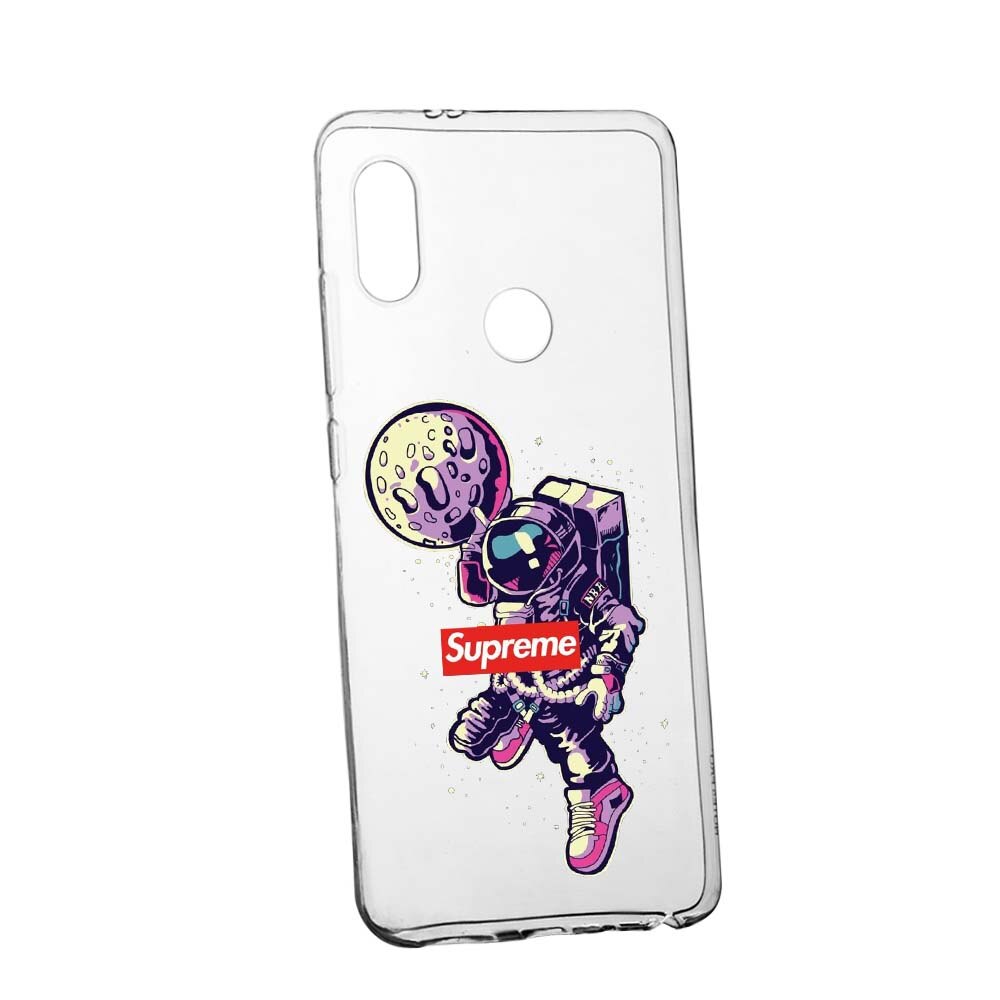 Husa de protectie Supreme, Astronaut pentru Xiaomi Redmi Note 5 Pro / Note 5 Dual Camera, rezistenta la uzura, anti-alunecare, din silicon Premium, 254