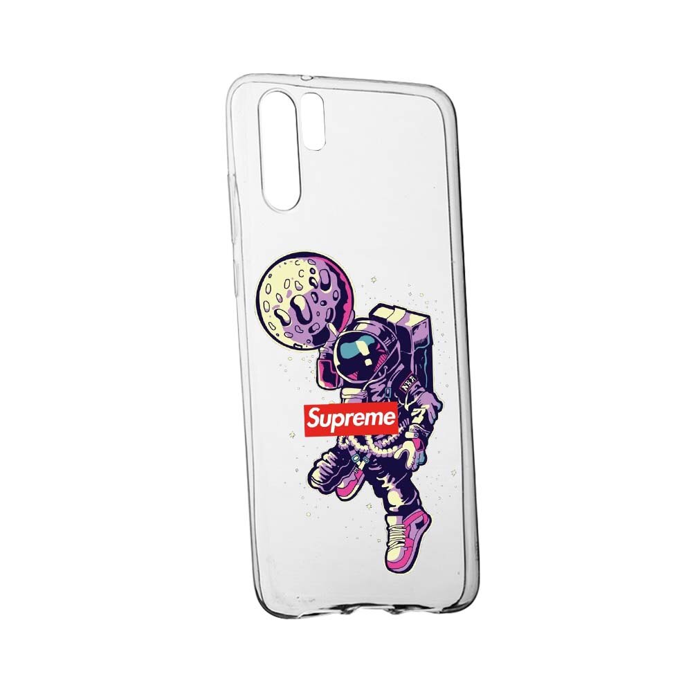 Husa de protectie Supreme, Astronaut pentru Huawei P30 Pro, rezistenta la uzura, anti-alunecare, din silicon Premium, 254