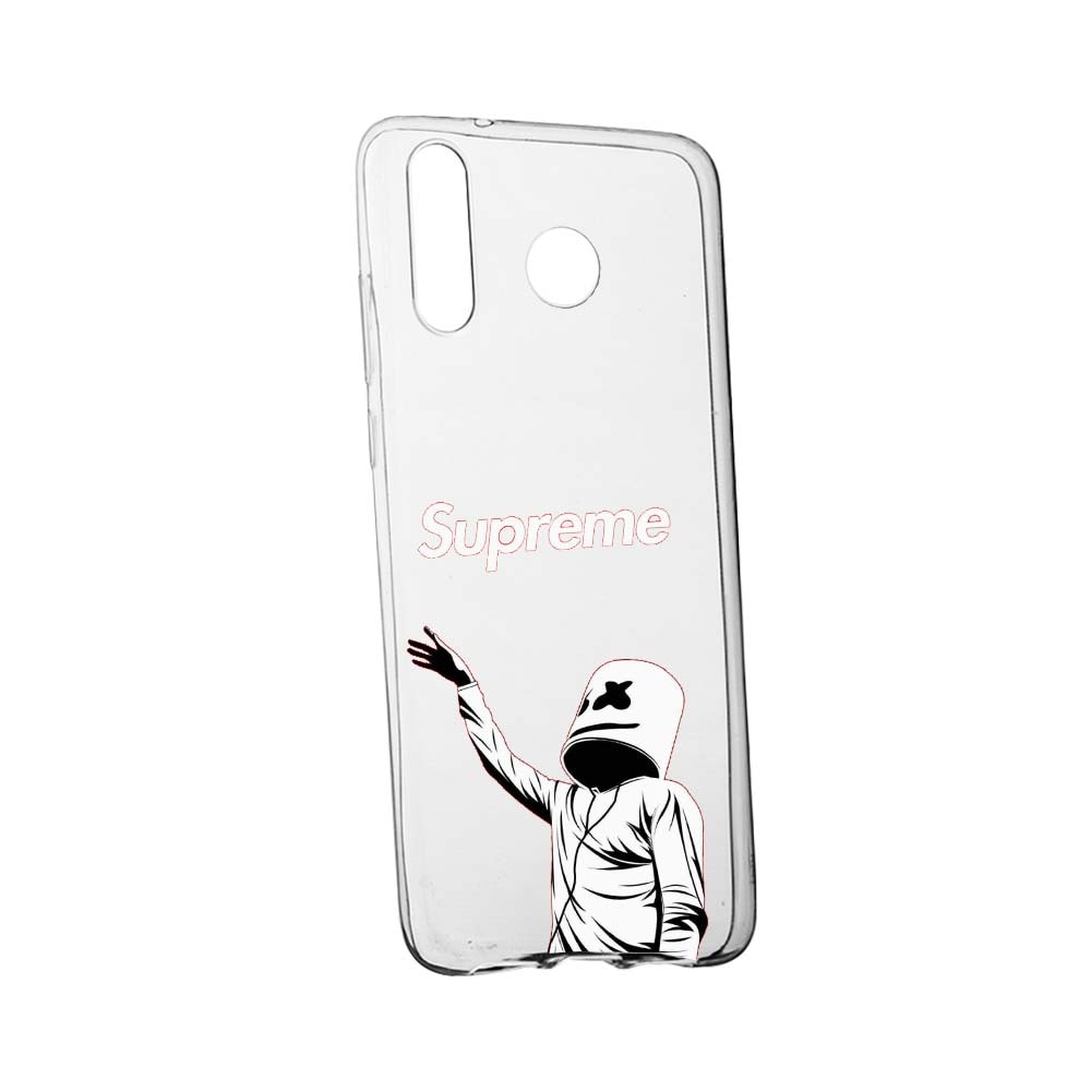 Husa de protectie Supreme, Marshmello pentru Samsung Galaxy A60, rezistenta la uzura, anti-alunecare, din silicon Premium, 255