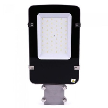 Corp Iluminat Stradal Led 50W A++ 6400K Alb Rece, Cip Samsung, IP65, Lentile din sticla, Aluminiu, Gri Corp Iluminat Stradal Led 50W A++ 6400K Alb Rece, Cip Samsung, IP65, Lentile din sticla, Aluminiu, Gri