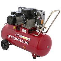 Compresor aer Steinhaus PRO-COM100, 100l, 2200 W, 3 CP, 8bari, 290 L/min
