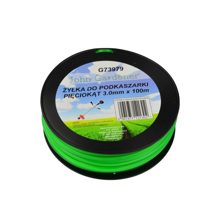 GEKO G73979 Fűkasza Damil, ötszögletű, 3 mm x 100 m