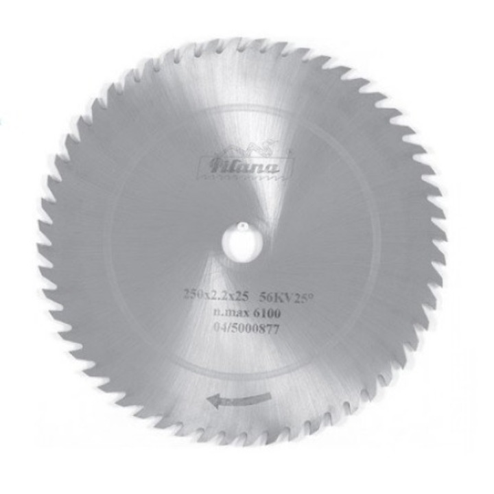 Panza circulara monometalica (neplacata) pentru lemn 250x1.6x25/56KV25