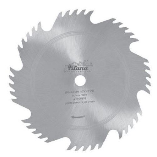 Panza circulara monometalica (neplacata) pentru lemn 500x3.5x30/40KV25H