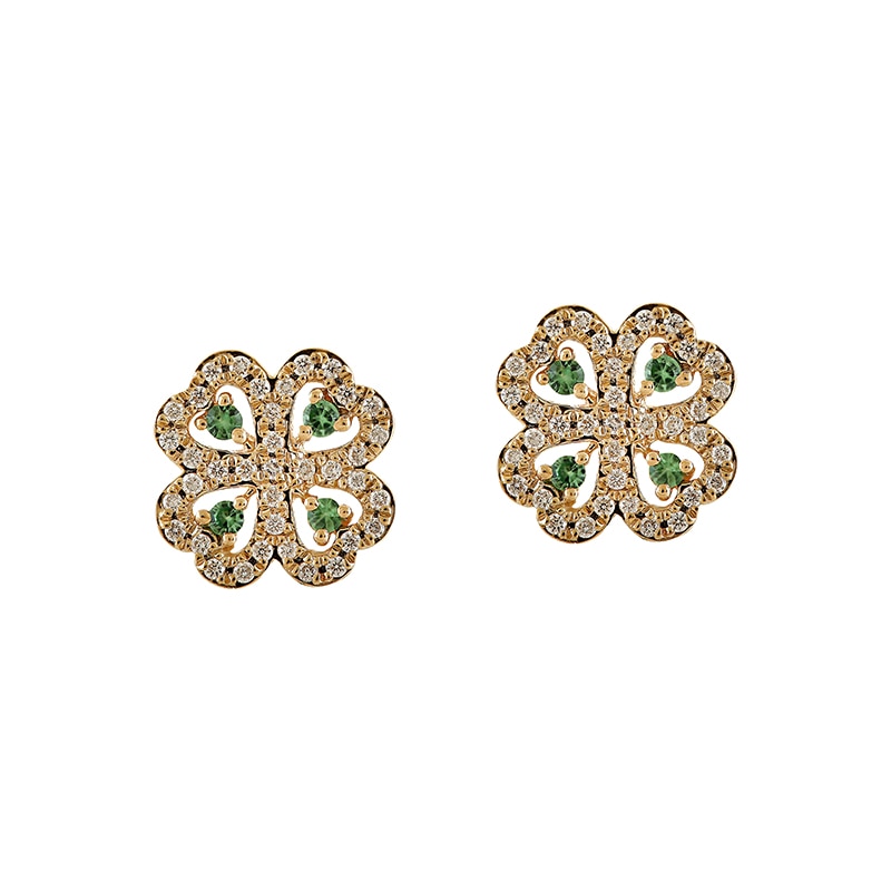 Cercei Deruvo Aur 18k Diamante, Savorite E33087P-Y