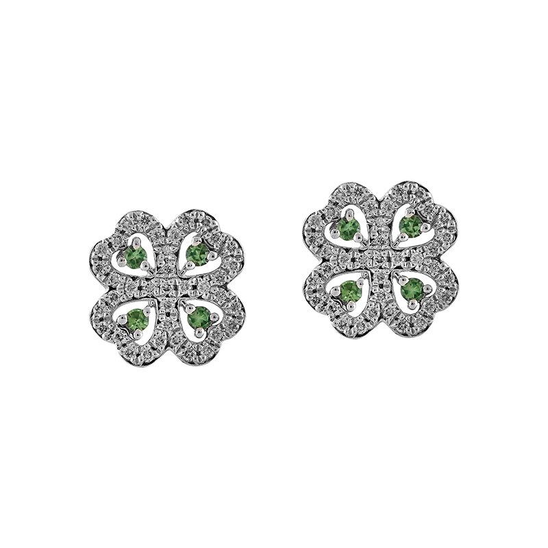 Cercei Deruvo Aur 18k Diamante, Savorite E33087P-W