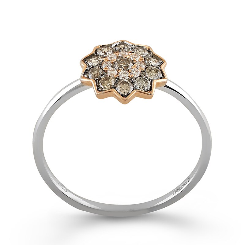 Inel Deruvo Aur 18k Diamante, Diamante Maro, 52 R32080-WR