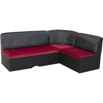 Coltar extensibil de bucatarie Sani NOVEL, 200 x 150 cm, Negru / Bordo Coltar extensibil de bucatarie Sani NOVEL, 200 x 150 cm, Negru / Bordo