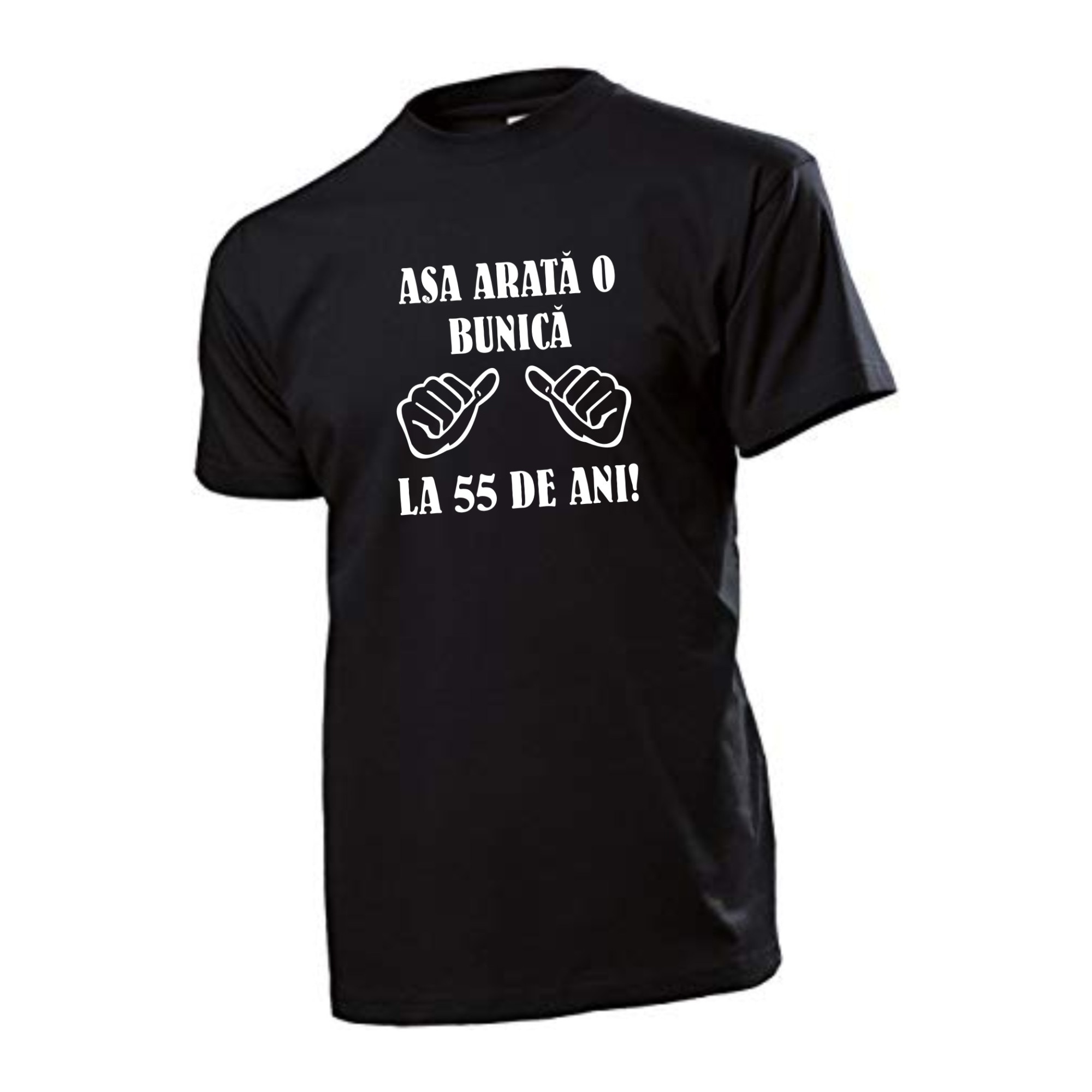 Tricou personalizat, bumbac, Stedman, unisex, negru, marime M, model 