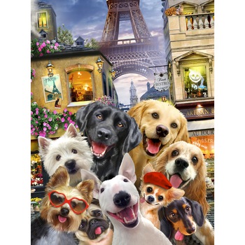 Fototapet DEGRETS 83347 Catelusi - Selfie 2 3D 254x184cm Fototapet DEGRETS 83347 Catelusi - Selfie 2 3D 254x184cm