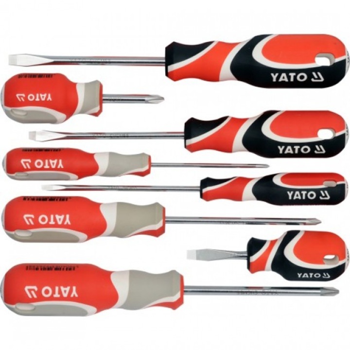 Set Surubelnite Lacatuserie, 8 piese, YT-2670