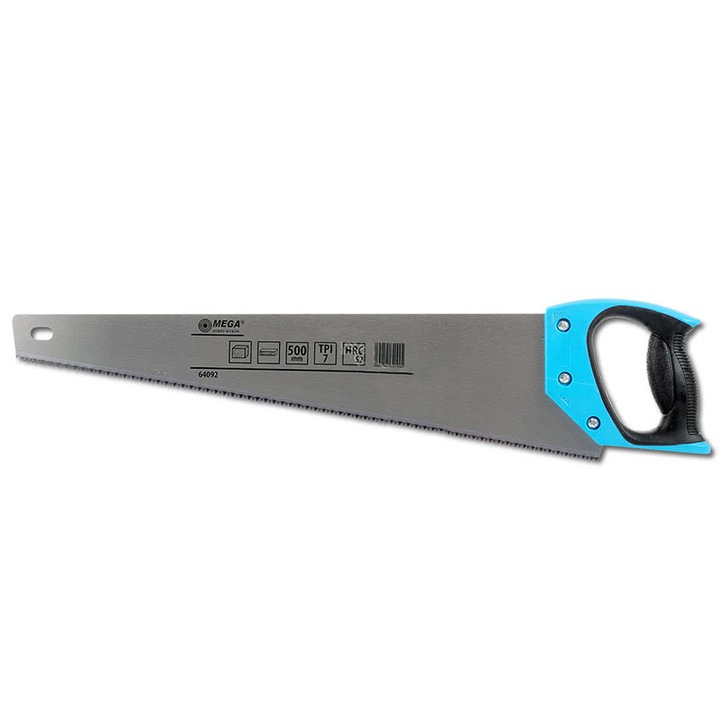 Мега универсален трион, 10 зъба, стоманени остриета, ергономична дръжка, 500 мм