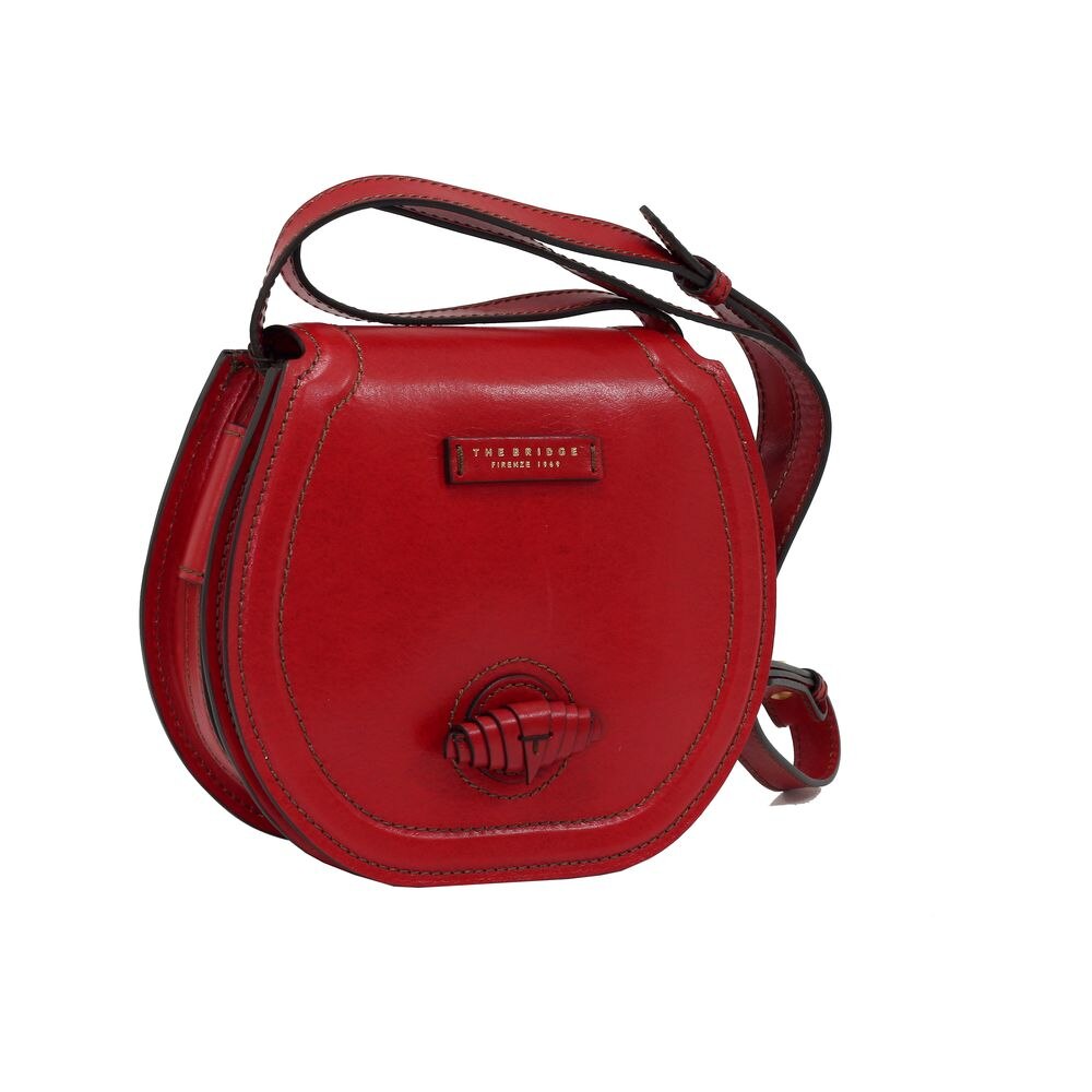 Geanta de dama casual The Bridge din piele naturala 04340001A rosie