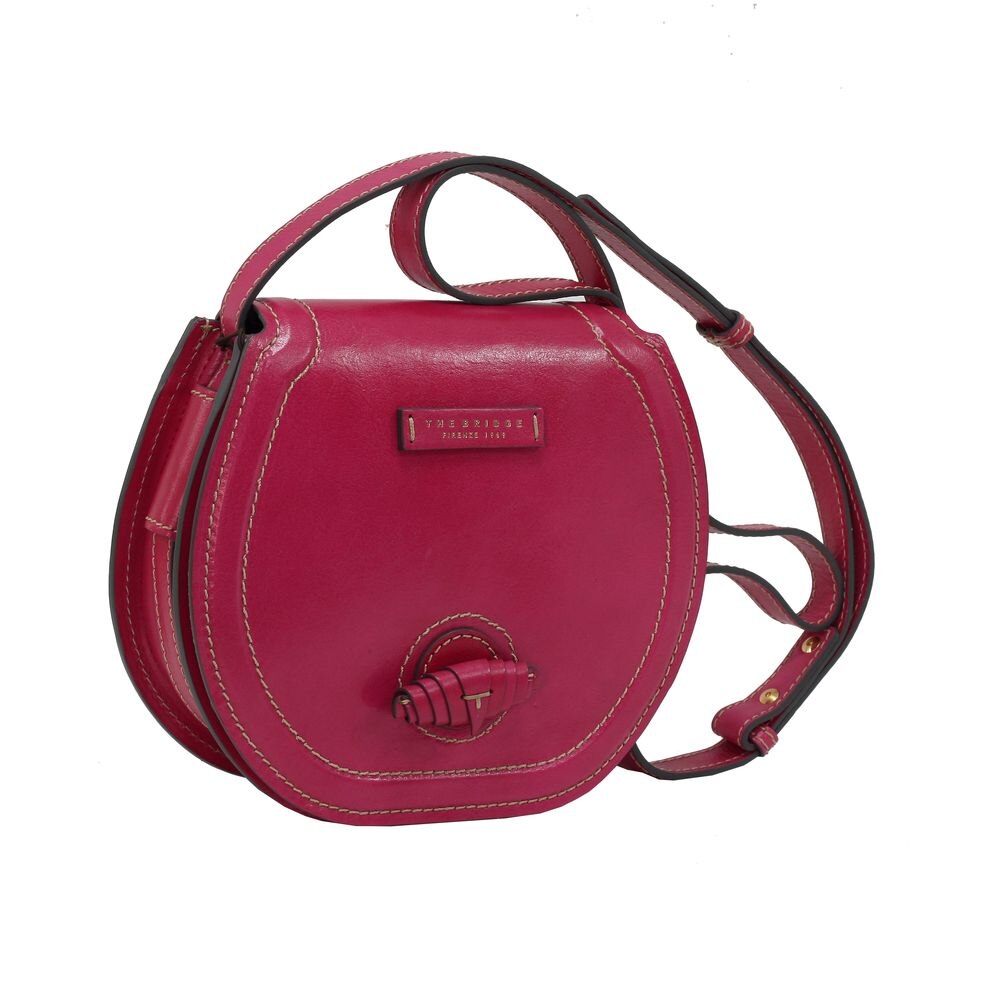 Geanta de dama casual The Bridge din piele naturala 04340001B roz