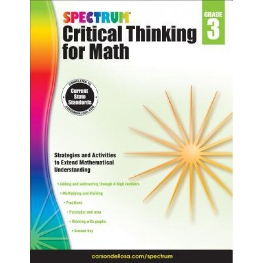 Spectrum Critical Thinking for Math, Grade 3, Spectrum (Compiled by)